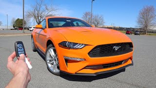 2021 Ford Mustang EcoBoost Start Up Exhaust Test Drive and Review [upl. by Audras]