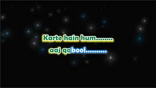 Phir le aaya dil  Female  Karaoke with Lyrics [upl. by Len]