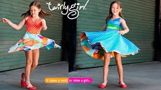 Reversible Twirly Dresses for Girls [upl. by Ellebyam]