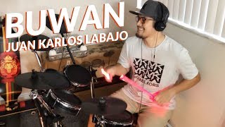 BUWAN  JUAN KARLOS LABAJO Drum Cover  Lyrics  by Chris Paitan [upl. by Evey335]