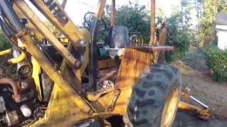 1981 Ford 555 Backhoe Transmission Issues Part 1 [upl. by Dail145]