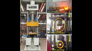 Automated solutioin for Axle shaft Heating Upsetting Radia Forging [upl. by Cathie]