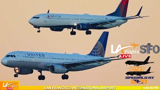 🔴LIVE San Francisco International Airport  SFO LIVE  SFO Plane Spotting [upl. by Mastrianni]