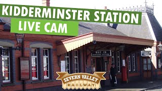 LIVE CAM  Kidderminster Station Concourse Camera on the Severn Valley Railway [upl. by Selinski]