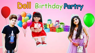 Doll ki birthday party Playhouse fun moonvines  MoonVines [upl. by Atsyrc]