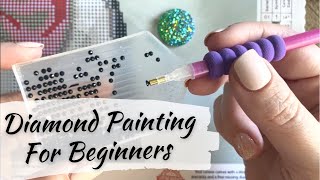 Diamond Painting for Beginners  A Step by Step Tutorial [upl. by Ytirahc303]