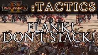 FLANK DONT STACK  Total War Tactics Warhammer 2 [upl. by Adamis645]