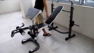 HomeGymsg  Multi purpose barbell bench [upl. by Rubliw]