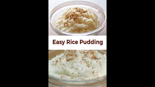 Homemade rice pudding recipe shorts [upl. by Ahsiym349]