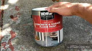 Concrete Patio Painting  DIY Home Improvement [upl. by Ialda]