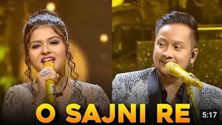 O Sajni Re  Arunita x Pawandeep Performance Reaction Superstar Singer 3 [upl. by Chassin587]