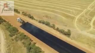 Bitumen Laid on Road in Mesmerizing Aerial Footage [upl. by Buerger122]