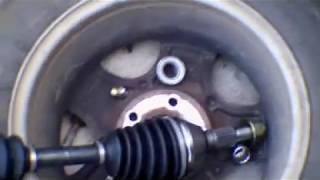 How To Repair Replace Malibu CV Axle [upl. by Bravin156]