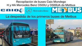 Recopilación de buses Caio Mondego H y HA de Metbus [upl. by Ailugram694]