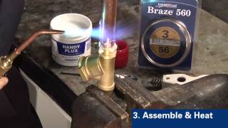 Joining Brass to Copper with Braze™ [upl. by Lalita]