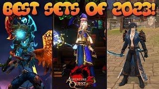 AQ3D BEST Sets Of 2023 AdventureQuest 3D [upl. by Ardnuassac]