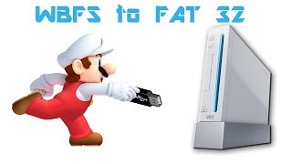 Convert WBFS to FAT 32 WITHOUT Losing Your Wii Games [upl. by Rebor]