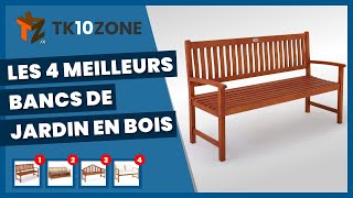 Les 4 meilleurs bancs de jardin en bois [upl. by Jollanta]