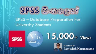 SPSS Database Preparation  Sinhala  SPSS Database හදන හැටි සිංහලෙන් [upl. by Attenrev]