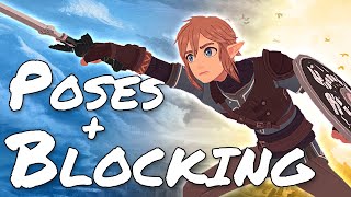 Animation Blocking  Finding Key Poses w Reference [upl. by Nailliw]