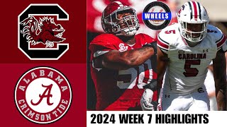 7 Alabama vs South Carolina AMAZING  Full Game Highlights  2024 College Football Highlights [upl. by Eseeryt]