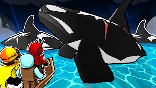 We Hunted THE ORCA In ROBLOX Fisch [upl. by Colinson]