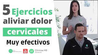 5 ejercicios para ALIVIAR el dolor de CUELLO 👍 ¡FUNCIONAN [upl. by Salokcin]