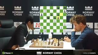 Magnus Carlsen vs Praggnanandhaa  World Chess Championship [upl. by Frederigo650]