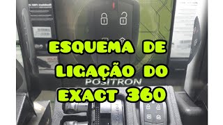 esquema de ligação do alarme exact 360 da positron [upl. by Atinod]