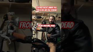 Leather Jacket Under 150 Amazon Full Review Attached leatherjacket ridingjacket walkingdead [upl. by Kono]