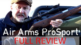 Air Arms ProSport  Review and Practice Shooting [upl. by Harobed]