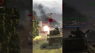 Tank game shorts Tanks war among the hedgerows part 2  CoH  shorts tankgames tankwar [upl. by Neelloc451]