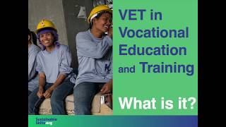 TVET Glossary VET  Vocational Education and Training  What is it [upl. by Maunsell740]