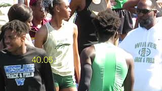 Buford High School Track amp Field Boys 4 x 100 meters [upl. by Folly]