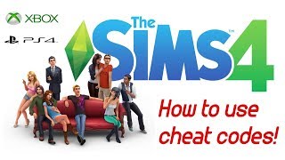 How to use cheat codes on The Sims 4  Xbox one amp PS4 [upl. by Bunow848]