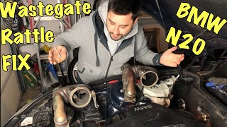 BMW Wastegate Rattle Fix  How to Replace the Manifold [upl. by Atirb]