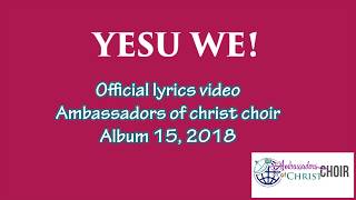 YESU WELYRICS AMBASSADORS OF CHRIST CHOIR 2019 [upl. by Acnayb]