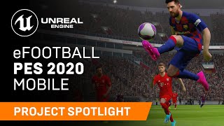 eFootball PES 2020  Project Spotlight  Unreal Engine [upl. by Ahsiekyt568]