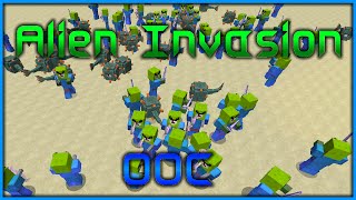 Minecraft Alien Invasion  Only One Command [upl. by Noxas262]