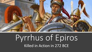 Pyrrhus of Epiros killed in action in 272 BCE [upl. by Acinoda277]