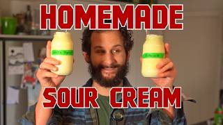 How to Make Authentic Sour Cream the Easy Way [upl. by Jeavons]