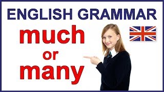 When to use quotmuchquot and quotmanyquot  English grammar lesson [upl. by Obel]