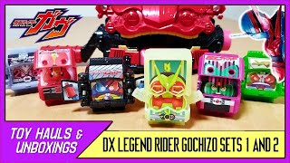 DX LEGEND RIDER GOCHIZO SETS 01 amp 02 UNBOXING  Kamen Rider Gavv Toy Review [upl. by Macdermot]