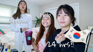 SPEAKING ONLY KOREAN FOR 24 HOURS so frustrating pt 3 [upl. by Bartholomeo]