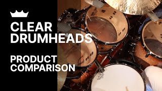 Clear Drumheads Comparison  Remo [upl. by Eahcim595]