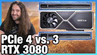 NVIDIA RTX 3080 PCIe 30 vs PCIe 40 x16 Benchmarks amp Intel vs AMD for 3080 Discussion [upl. by Uchida]