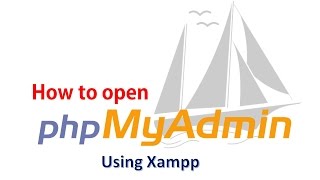 Open localhostphpMyAdmin control panel using Xampp [upl. by Peadar530]