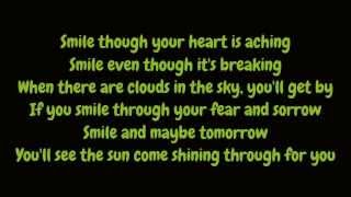 Nat King Cole  Smile Lyrics HD [upl. by Genet144]