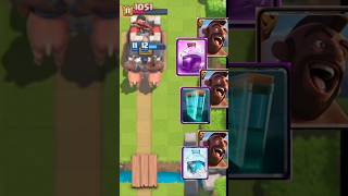 Can Hog rider take 3 crowns clash royale clashroyale shorts [upl. by Mya]