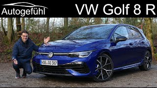 Allnew VW Golf 8 R FULL REVIEW  the ultimate 2021 Golf with 320 hp and torque vectoring [upl. by Dorthy]